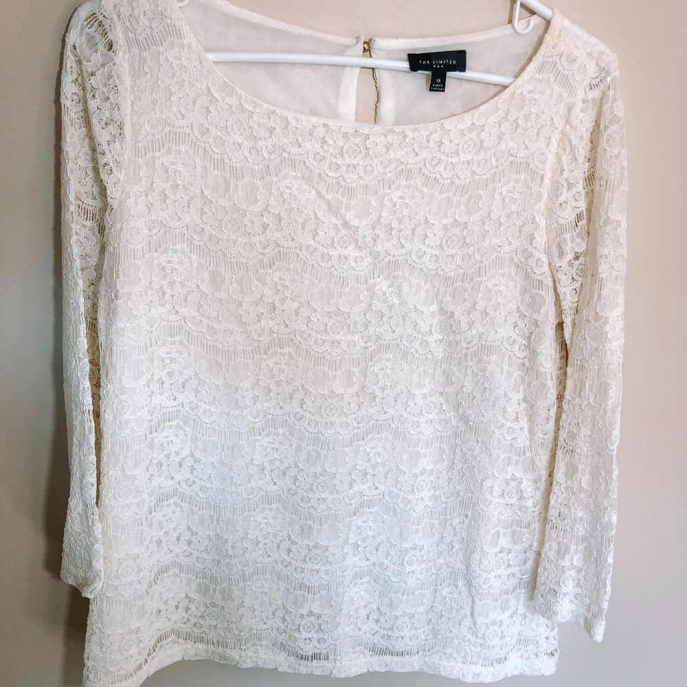 The Limited Cream Blouse